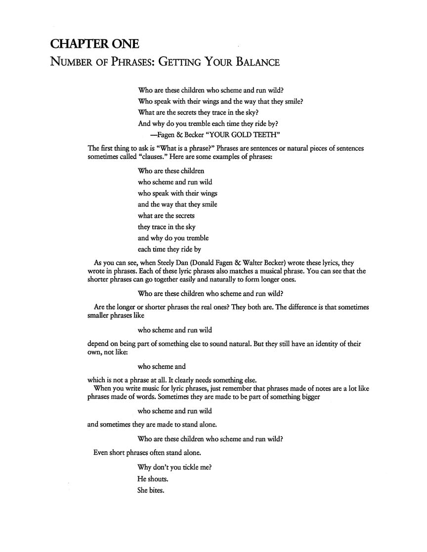 Songwriting Essential Guide to Lyric Form and Structure: Tools and Techniques for Writing Better Lyrics (Songwriting Guides)