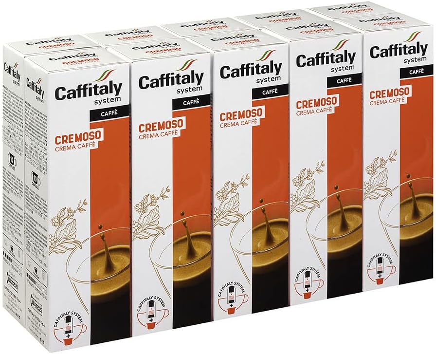 Caffitaly System, 100 Capsule Caffè Cremoso, Crema Caffè, per Macchine ...