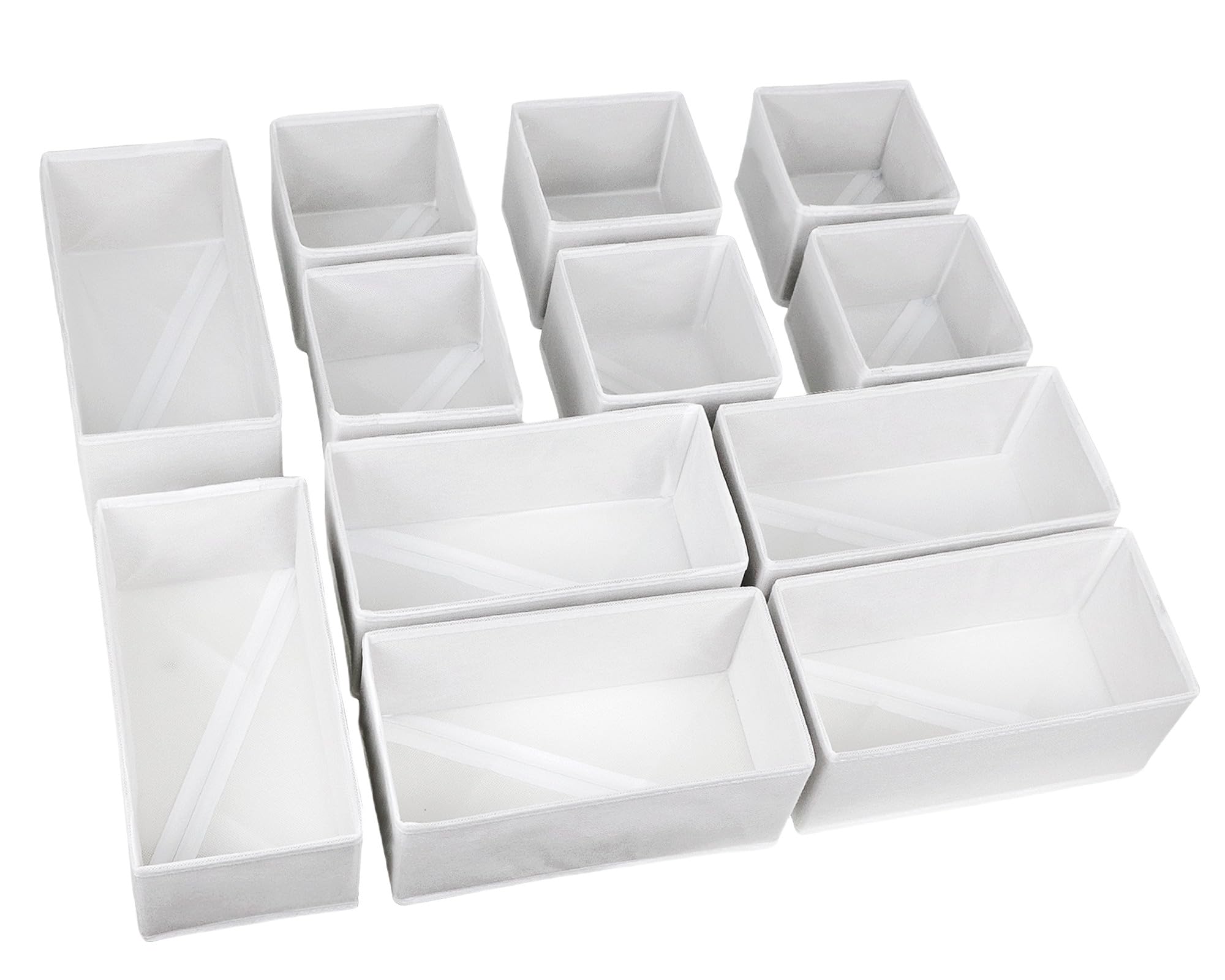 Fordonral Drawer Organizer Clothes, Foldable Fabric Dresser Organizer Closet Organizers and Storage Box for Underwear,Folded Clothes,Baby Clothing,