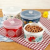 The Pioneer Woman Flea Market Food Containers, Set of 4 (Round)
