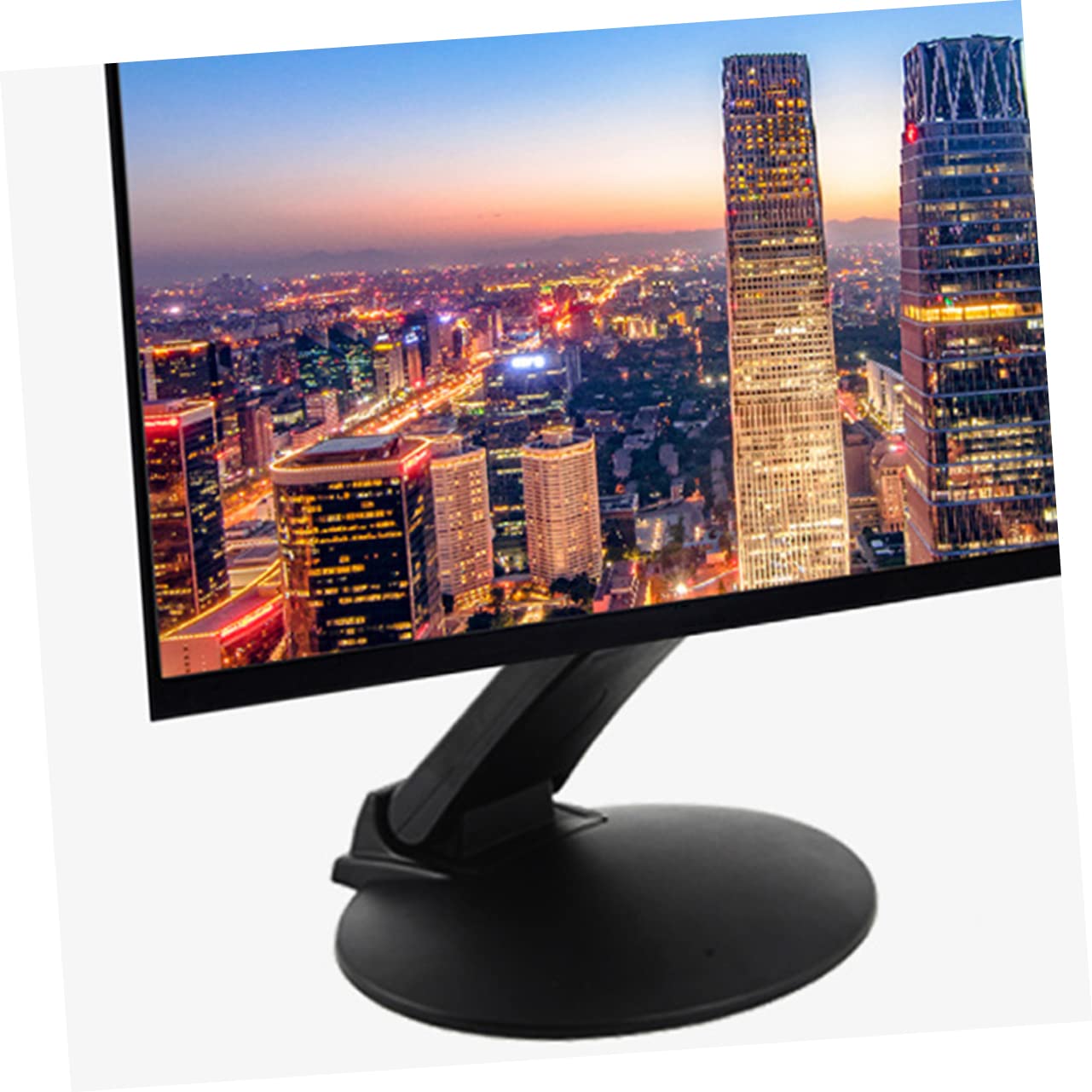 jojofuny Supporto per Monitor Base Stabile per Monitor LCD Staffa in Ferro per Computer Altezza per Ufficio Studio