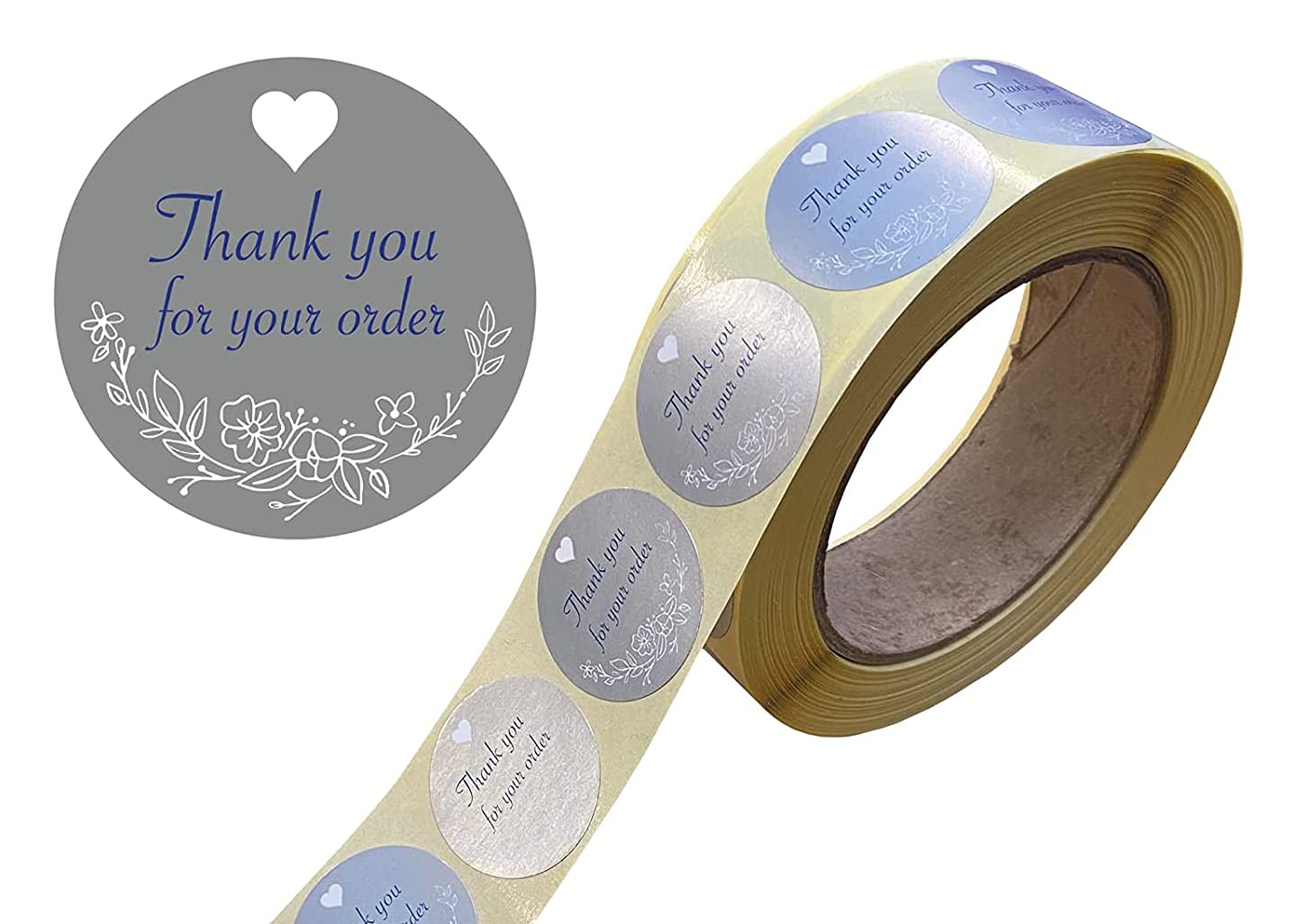 Design Number 25 35mm Thank You Stickers/Labels from Only 99p Professionally Printed in The UK
