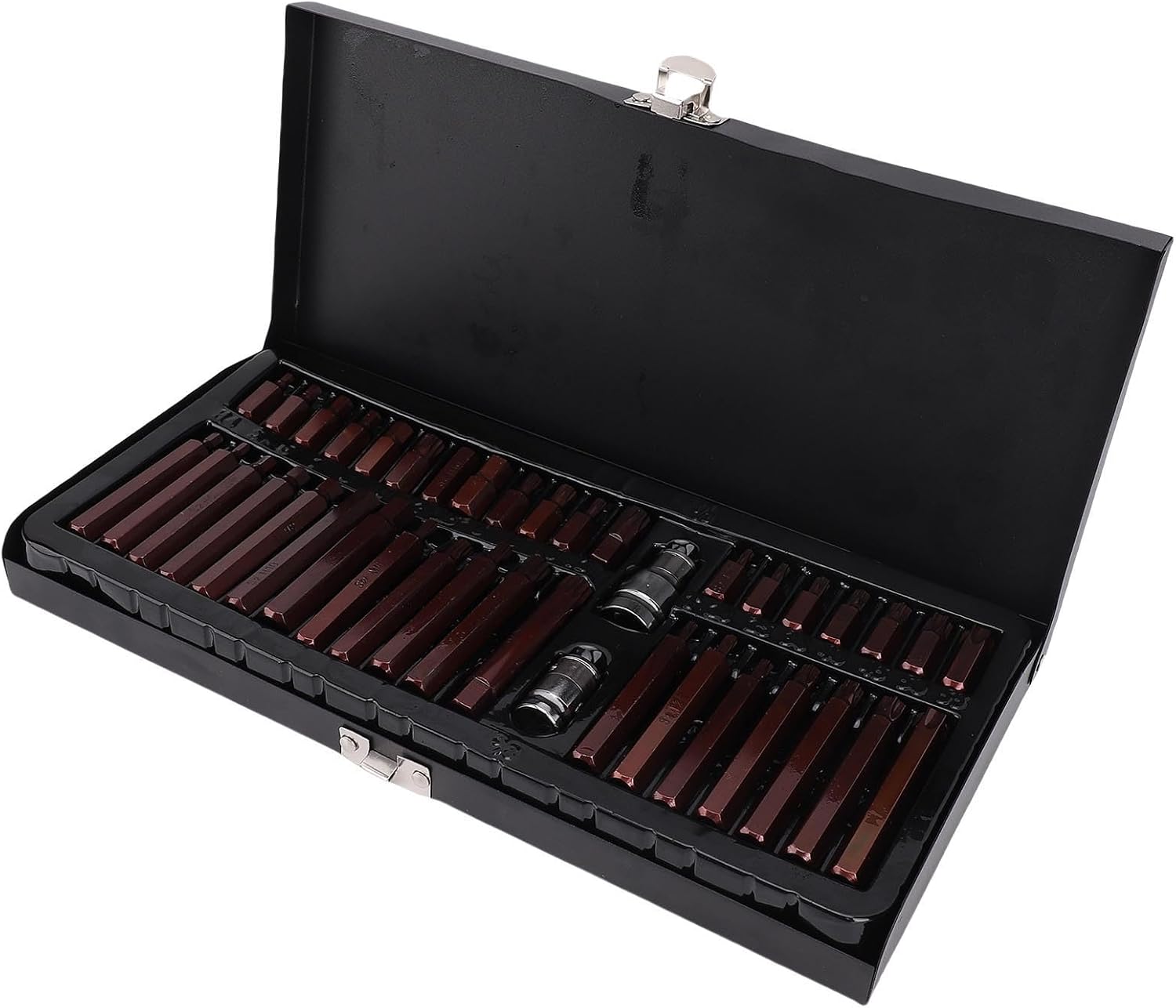 40Pcs Bit Socket Set, Star Hex, 3/8 Inch, Cr V S2 Alloy Steel - High Torsion, Durable Finish, Automotive and Mechanical Use