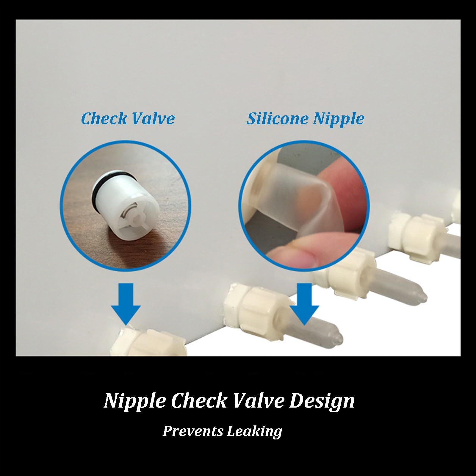 Máquina De Alimentación Para Lechones, Máquina Universal De Lactancia Para Corderos, Simulación De Sonido Y Tetina De Silicona, Alimentación De Silicona De Doble Cara(8Nipples)