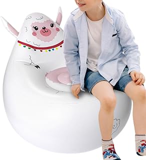 Sillón Hinchable para Niños - Silla de Camping con Forma de Animal - Sofá de Exterior - para Jardín Playa Viajes Camping Y Uso En Interior