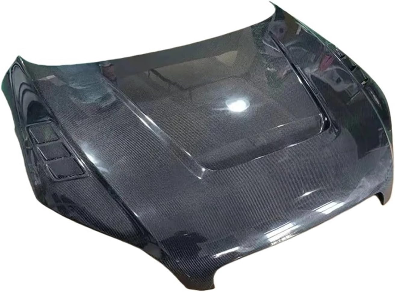 TT カーボンファイバー 未塗装 フロントエンジンフード ボンネットカバー と互換性がある Audi TT TTS TTRS MK2