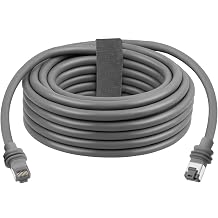 XRDS -RF Starlink Gen 3 Ethernet Cable 20FT, 26AWG Pure Copper Core Starlink Cable CAT6 Network Cable with Double Shielding Compatible with Starlink Gen 3 Dish and Gen 3 Router