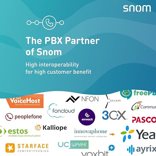 Miniatura 3 de Snom Tecnología D717 Snom D717 Sip Phone 3.2 Lcd 4 Sip