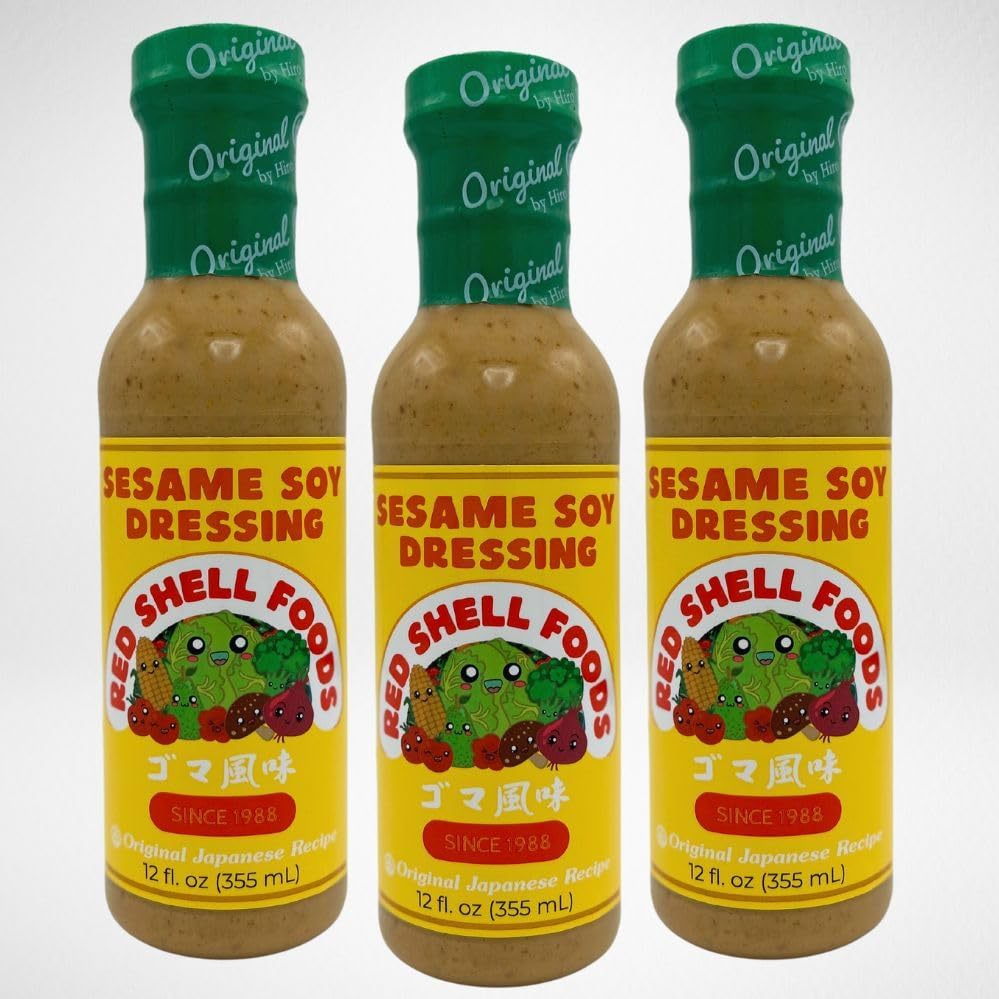 Red Shell Sesame Soy Dressing (3 Pack - 12 fl. oz.)