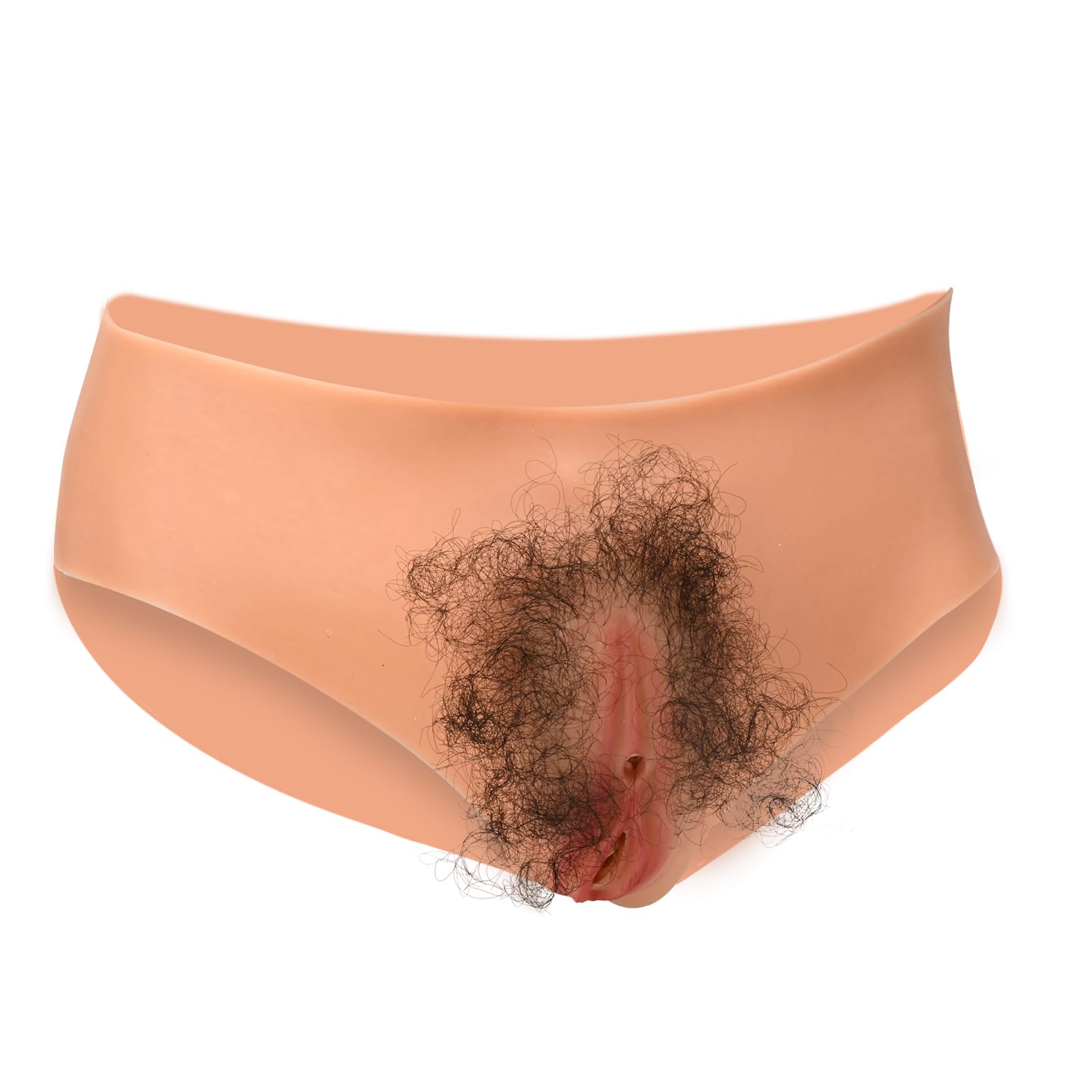 Culotte Faux Slip Vagin Silicone Crossdresser pour Homme Bodysuit Corps Entier avec Camel Toe