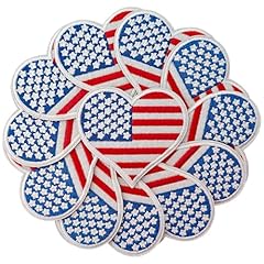 F Heart American Flag