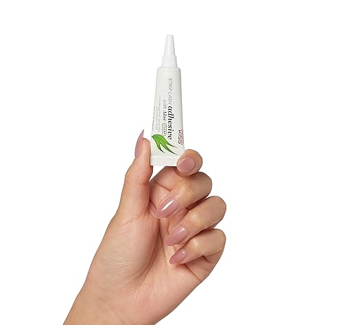 Miniatura 4 de KISS - Adhesivo transparente para pestañas con aloe, probado por dermatólogos, sin formaldehído, no irritante, apto para lentes de contacto, agarre