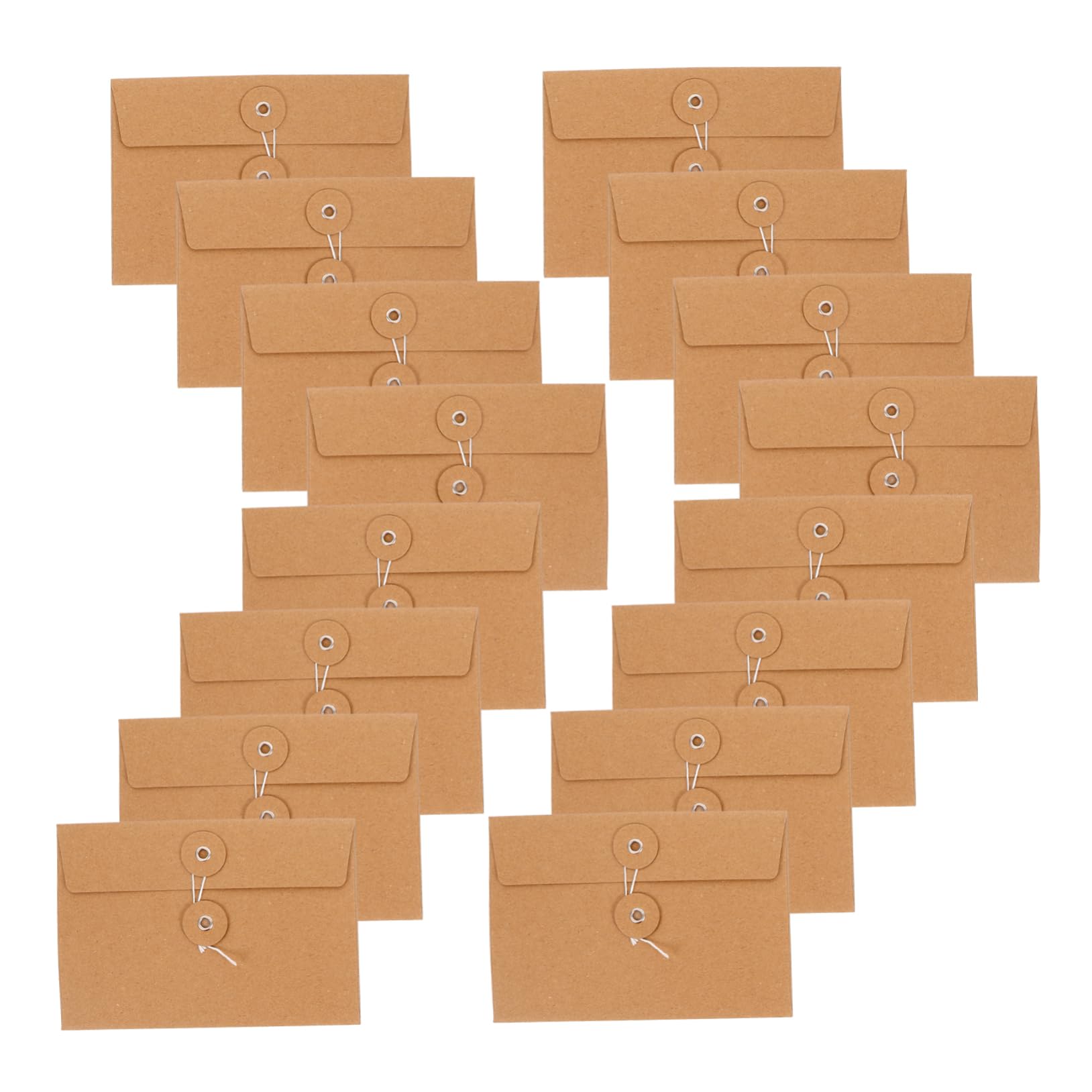 Lurrose 10 Set Buste Kraft Per Ufficio Buste Retro Per Documenti E Per Archiviazione E Organizzazione Sacchetti Leggeri E Compatti Per 20 Pezzi * 10