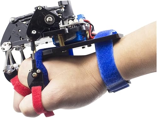Miniatura 3 de LXSWY Brazo de robot de código abierto guante somatosensorial portátil dedo mecánico Exosk control de pinza de robot para bricolaje RC juguete