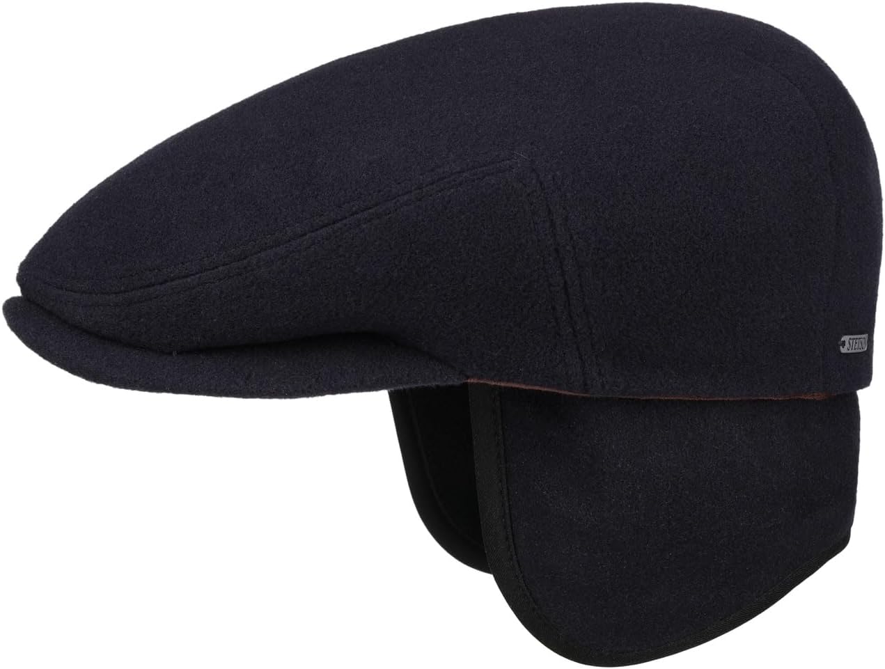 Stetson Kent Wool Earflaps Flat Cap Women/Men | Made in The EU