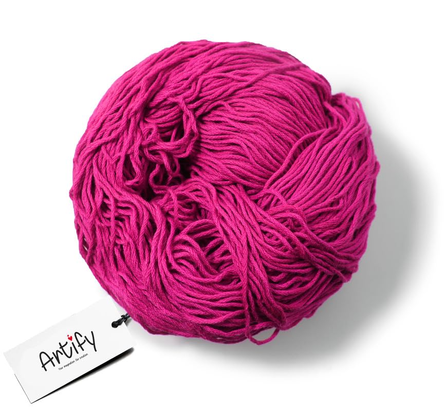 Artify | 6 Ply Knitting Yarn 100gm (1mm) | for Rakhi Making, Embroidery, Crochet Work & DIY Craft Accessories - Rani Pink (B0D3F8P5HV) Amazon Price History, Amazon Price Tracker