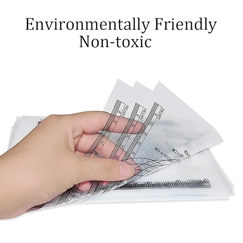 Miniatura 9 de Paquete de 100 cintas métricas de papel de 24 pulgadas23.6 in, reglas de medición de heridas desechables, cinta de medición Educare, herramientas de