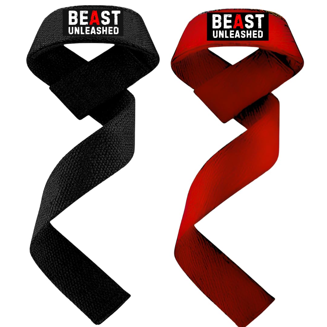 Muscleape Weight Lifting Straps Wrist Supporter For Gym Dual color 1 Red + 1 Black. Gym Accessories Men & Women. Wrist Strap For Gym With Wrist Support.Deadlift Strap Weightlifting Straps For Grip Gym Straps. (B0DB5SL193) Amazon Price History, Amazon Price Tracker