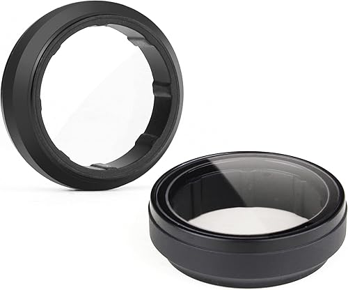 Paquete de 2 protectores de lente de filtro UV para GoPro Hero 3, Hero 3+, Hero 4 Silver Black, 0.906 in de diámetro interior, vidrio óptico de alta disponible en Yaxa Peru