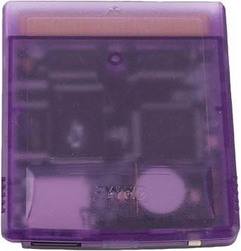 Bewinner 1000 in 1 Multi Video Game Cartridge, 64Mbit Classic Retro Game Cartridge with 8GB Flash Memory Card for Gameboy Advance SP Purple Transparent