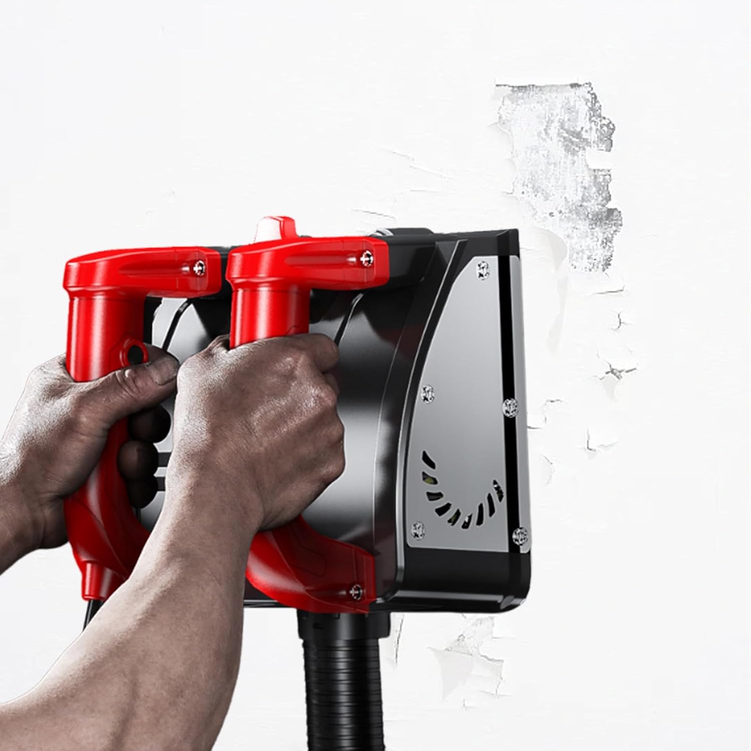 Electric Wall Planer 1680w, Professional Wall Scraper, Concrete Planer for Paint and Plaster Removal, Dust-Reduced with Vacuum Port, Adjustable Depth Power Tool
