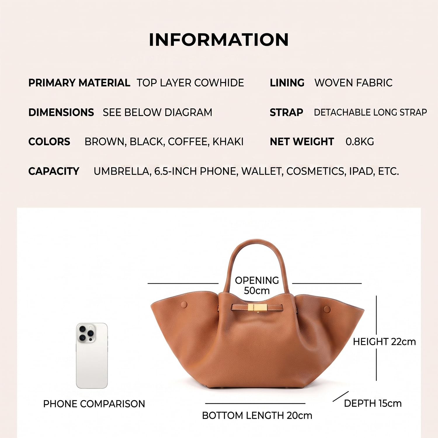Bolso Dumpling de Cuero Genuino para Mujer Bolso de Mano Gran Capacidad Elegante Bolso Hobo Media Luna para Trabajo Oficina y Diario Negro