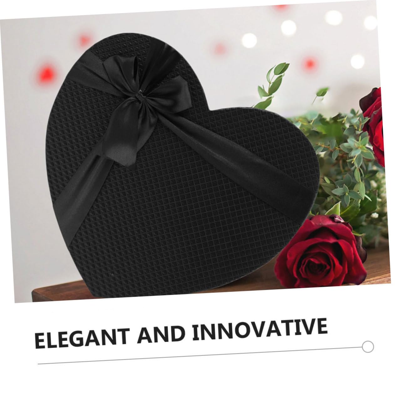 OKUMEYR Herzförmige Geschenkbox aus Papier und Haltbar für Blumenarrangements und Valentinstag Einfach zu Verwenden und Aufzubewahren Schlichtes Design mit Feiner Verarbeitung