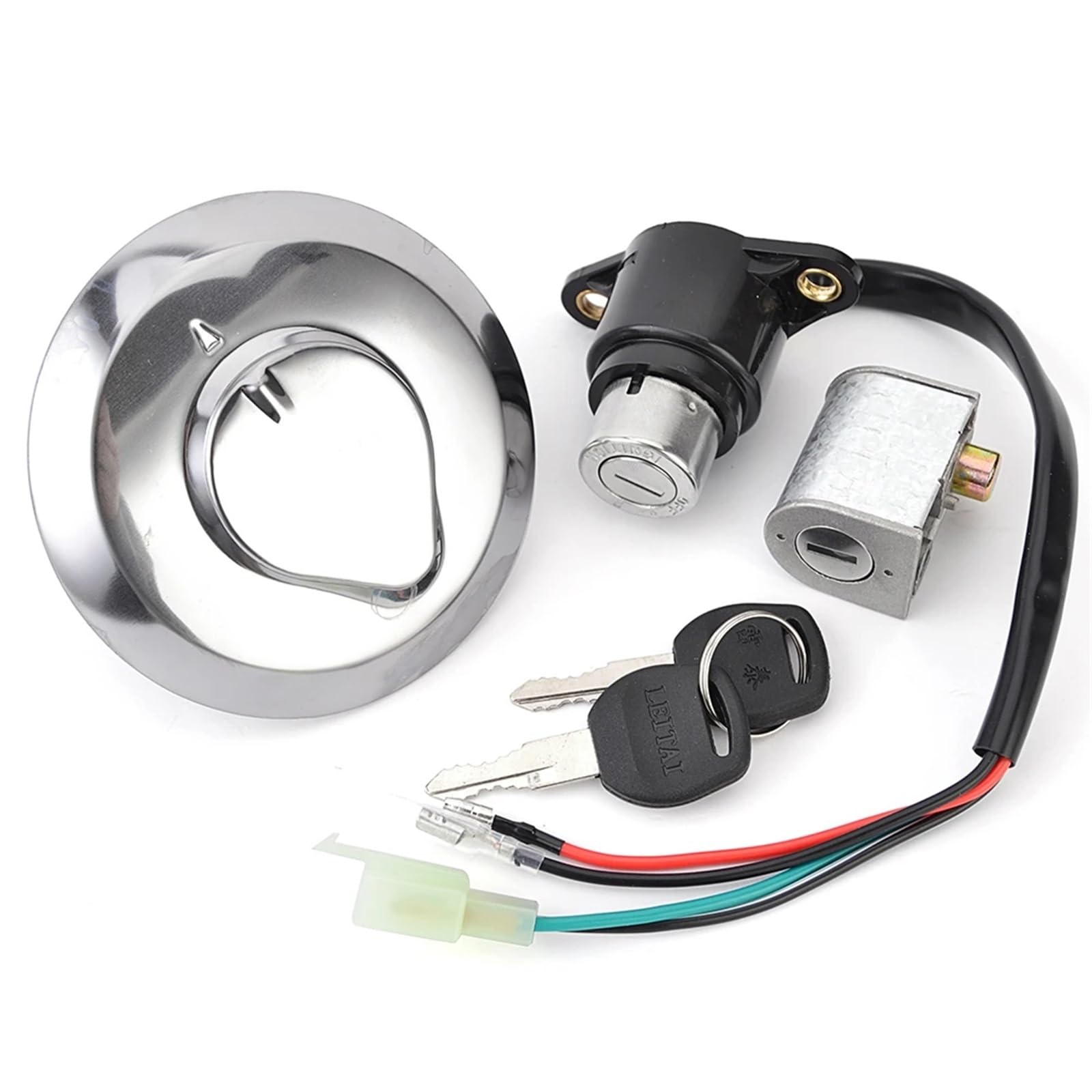 Moto Chiave Accensione Compatibile Con CM125 1987-1999 Set Di Interruttori Di Accensione Per Motociclette Set Chiavi Blocco Dell'interruttore Accensione Interruttore Di Avviamento A Cilindro