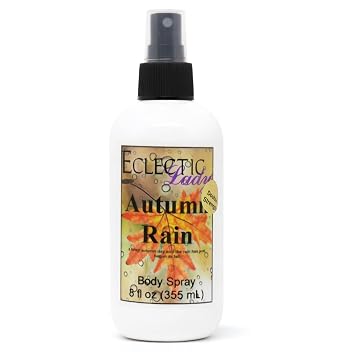 Eclectic Lady Autumn Rain Body Spray, Double Strength, 8 ounces, Body Mist