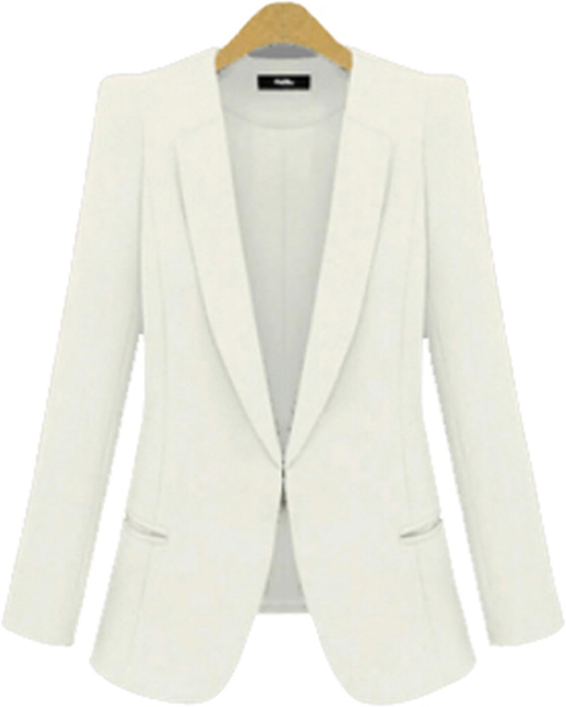 Michael Palmer Yellow Blazer Plus Size 4XL Formal Jacket Women's White Blazer Rose Blue Suit Office Ivory 4XL