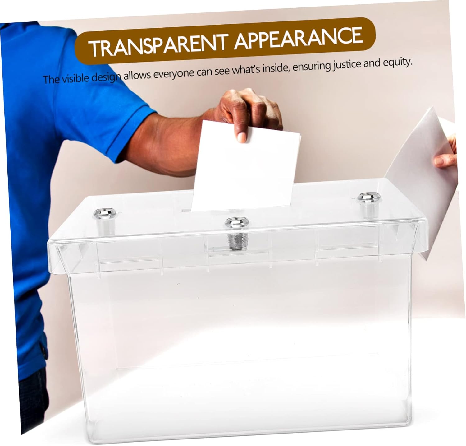 Acrylic Wedding Card Box with Lock Clear Decorative Box for Wedding Shoes Greeting Cards Donations for Anniversaries Birthdays and Graduations