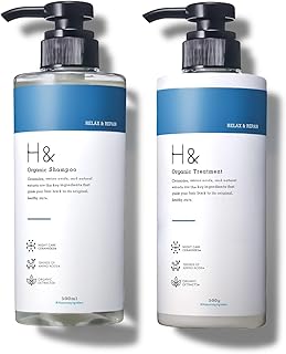 H&アッシュアンド シャンプー トリートメント 美容室専売品 アミノ酸シャンプー【ダメージ集中補修xシャンプートリートメントセット500ml/500g】