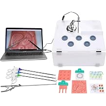 Laparoscopic trainer laparoscopy trainer box suture practice kit for medical doctors and students use for teaching exercises for practice use only laparoscopy training instruments