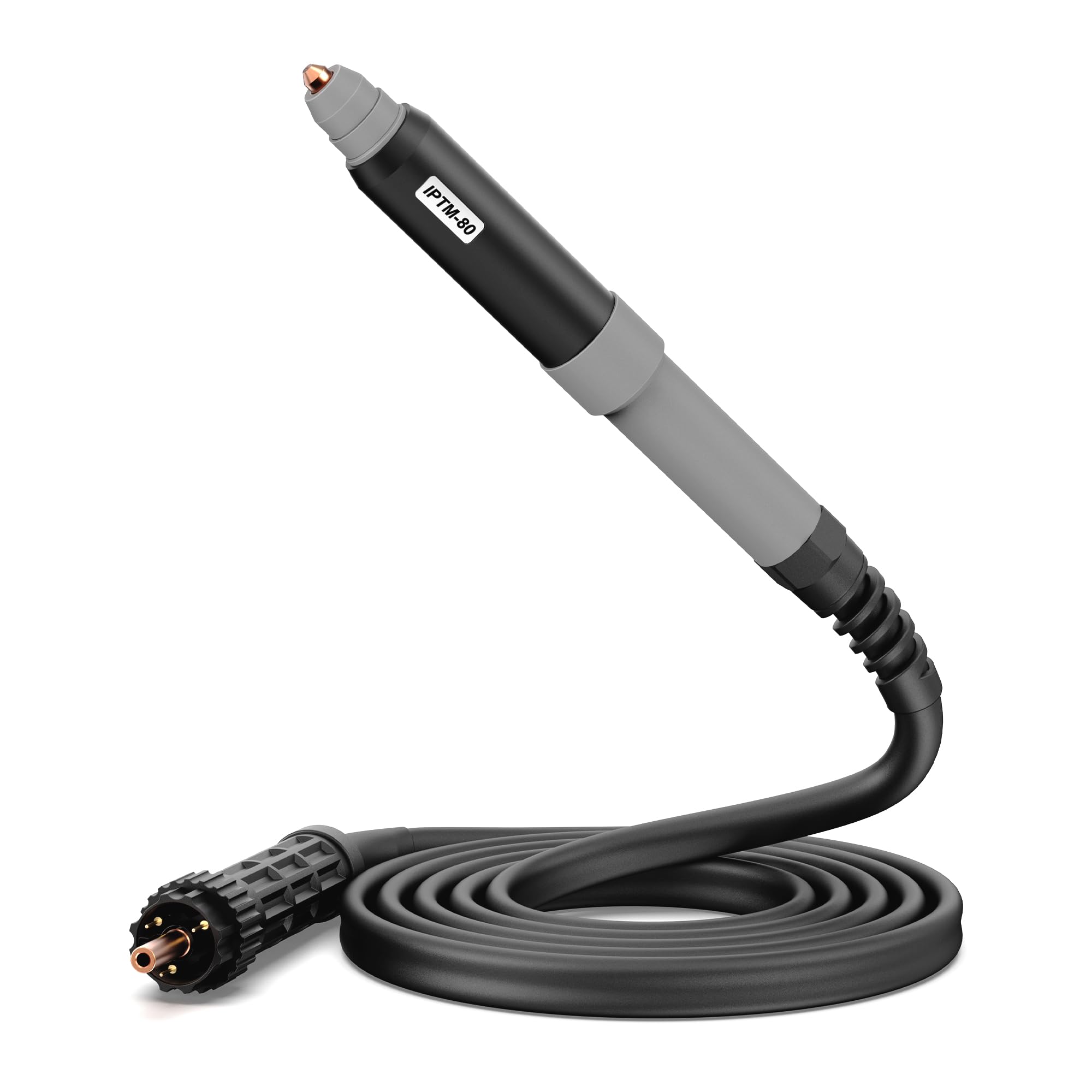 CNC Plasma Cutting Torch, IPTM80 Non-HF Pilot Arc Plasma Cutting Straight Torch, 20FT