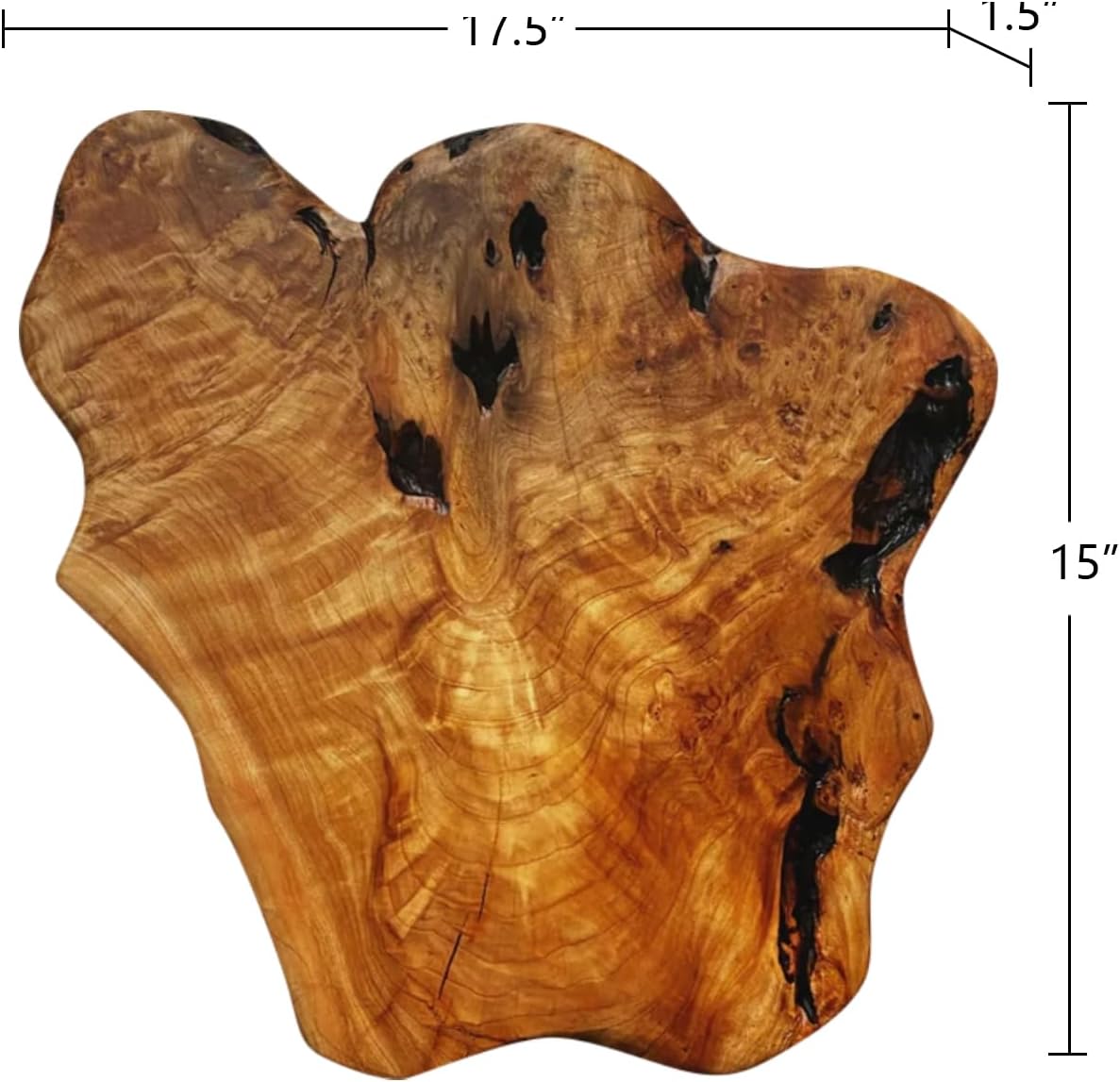 WELLAND Cedar Wood Wall decoration Ornaments, Hanging Decoration, irregular shape décor for Home, Living Room, Bedroom