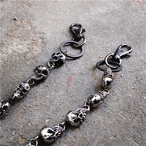 PINKPIN Trouser Chains for Men Pants Chain Jean Chains Belt Chain Biker Wallet Chain Skull Pants Chains for Men Biker Chain Punk Heavy Skull Goth Accessories