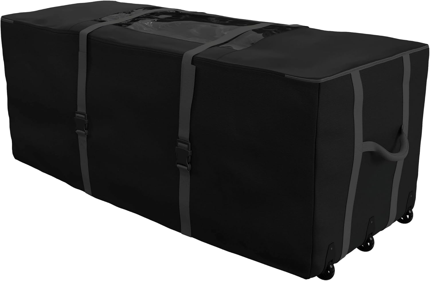 Christmas Tree Storage Bag - Storage Bags with Wheels for 12FT Artificial Trees, Packing, and Moving Containers by Elf Stor (Black)
