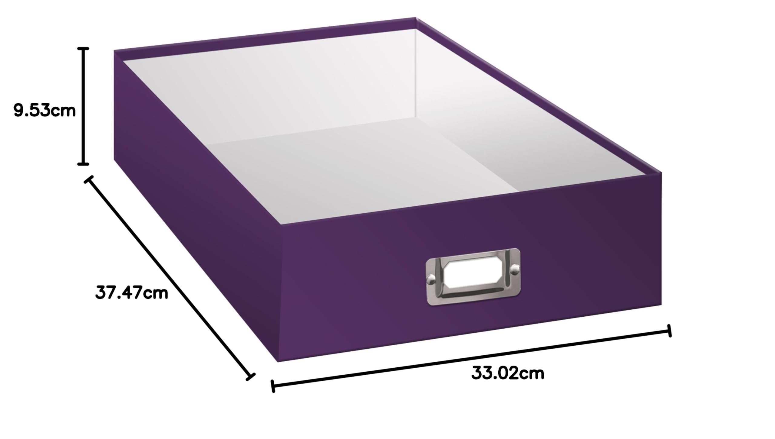 Pioneer Photo Albums OB-12SPURP Jumbo Scrapbook Storage Box, Purple