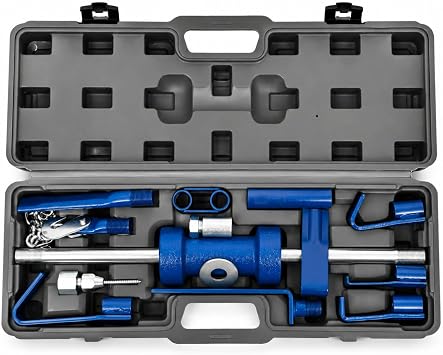 13LBS Dent Puller Slide Hammer Set with Carrying Case - Slide Hammer Dent Puller Kit for Auto Body Repair - Professional Dent Removal Tool for Cars