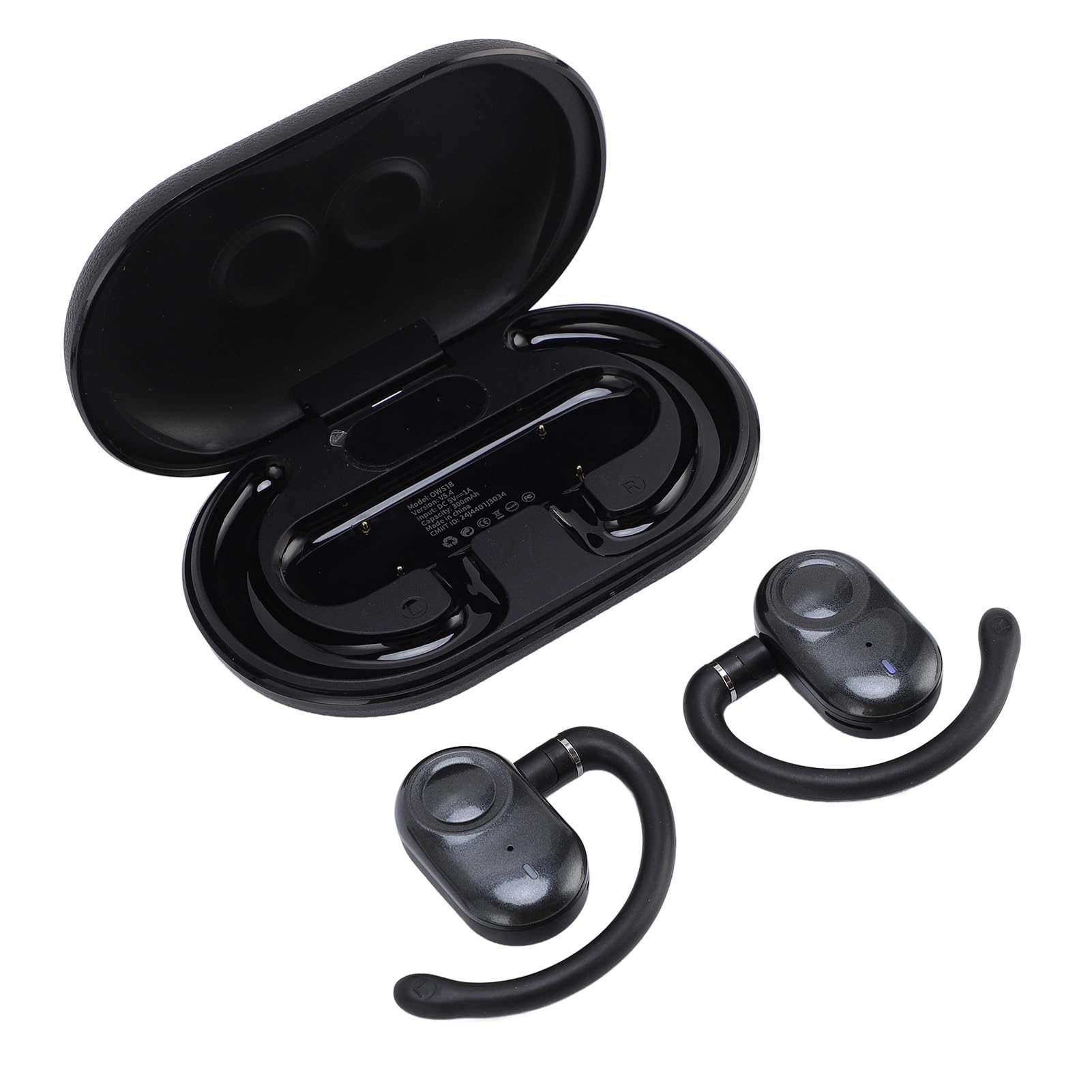 Fabater Auricolari Traduttori Bluetooth, Riduzione del Rumore, qualità HD per Viaggiatori Globali, 2 unità (BLACK)
