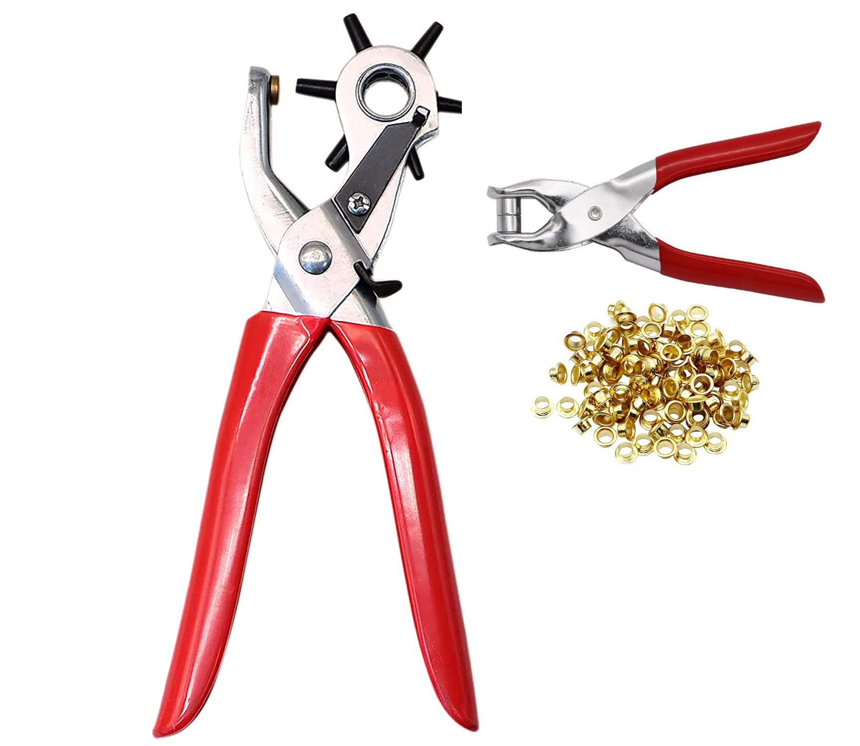 Digital Craft Leather Belt Hole Punch Pliers Eyelet Fixing Tool for Cloth, Shoes, Bags, Sewing & Rivet Snap Fasteners-image-42