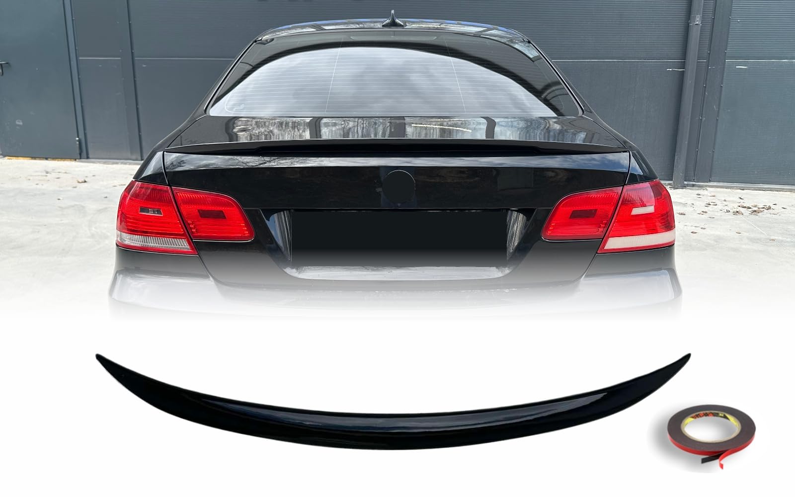 MpTuned E92 M Performance Spoiler posteriore lucido nero per serie 3 2007 2008 2009 2010 2011 2012 2013 Coupe 318i 320i 330i 340i m340i 318d 320d 330d 340d m340d