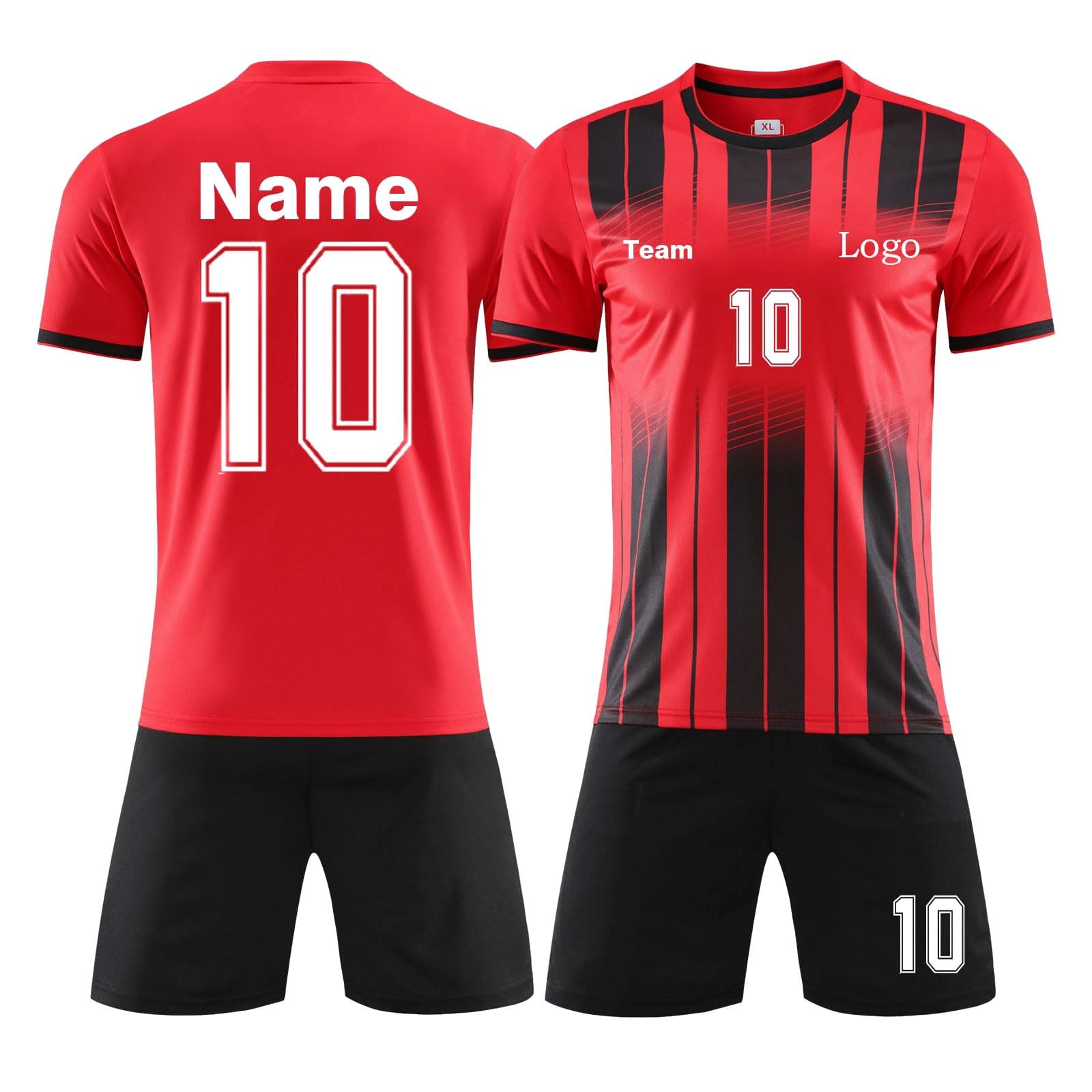 Custompersonalised Kids Football Kit Boys Football Training Shirts