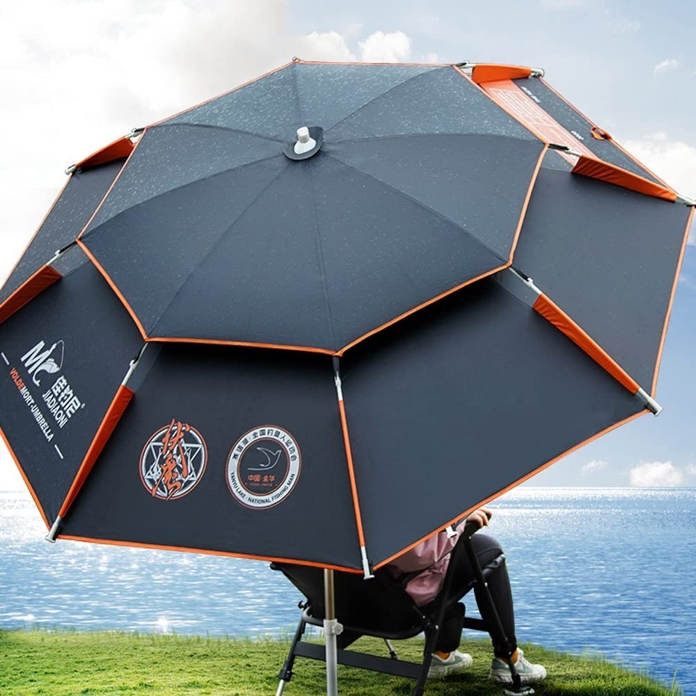 Parasol De Plage Anti Vent, Parasol D'extérieur, Protection UPF 50+, Parapluie Portable avec Fonction D'inclinaison Et Sac De Transport(200cm/6.5ft)