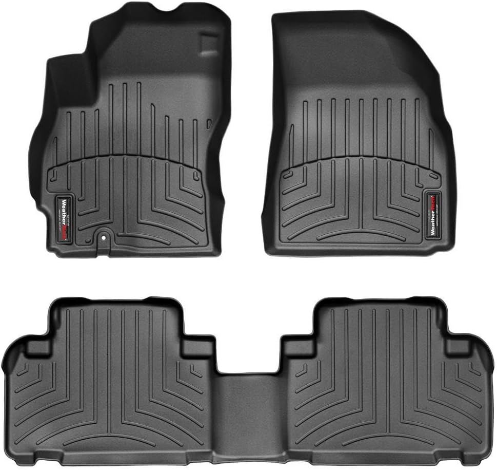 WeatherTech Custom Fit FloorLiners for Mazda MAZDA5-1st & 2nd Row (44274-1-2), Black