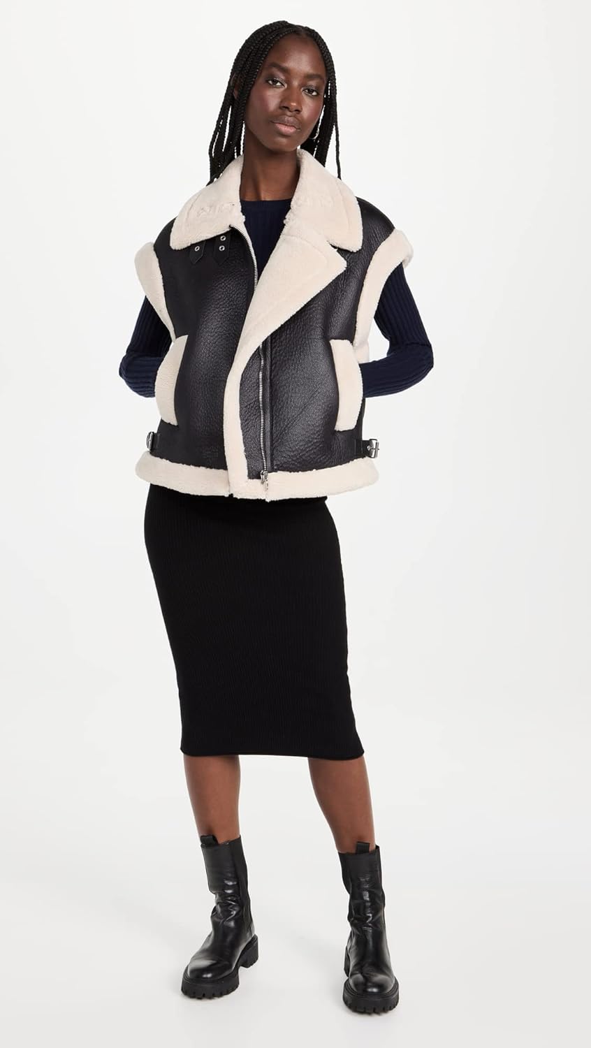 [BLANKNYC] Women's Work It Faux Sherpa Vest