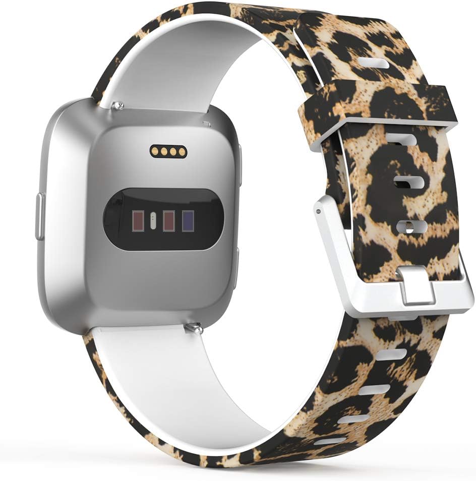 TreasureMax Bands Compatible with Fitbit Versa/Fitbit Versa 2/Fitbit Versa Lite for Women Men,Silicone Fadeless Pattern Printed Replacement Floral Bands for Fitbit Versa Smart Watch