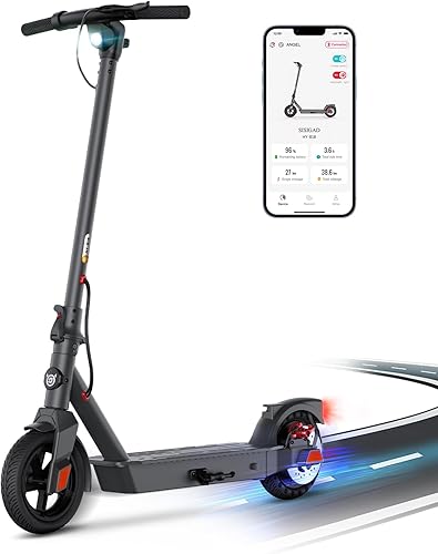 SISIGAD Scooter eléctrico para adultos: motor de pico de 500 W, alcance de 18 millas y 17 MPH, neumáticos de 10 pulgadas, portátil, plegable,
