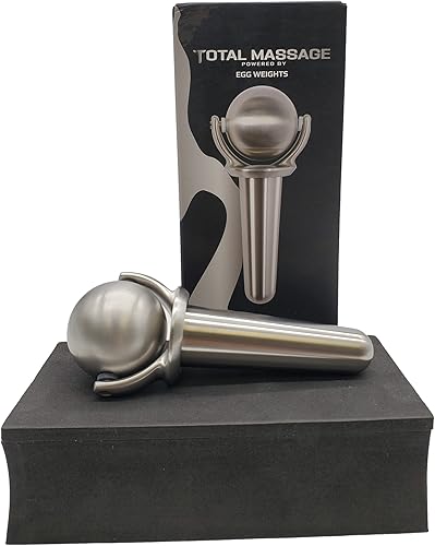 Miniatura 2 de Egg Weights Rollerball Boxeo Recuperación Herramienta De Acero Inoxidable Total Masaje Tejido Profundo
