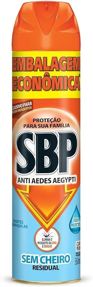 Inseticida SBP Anti Aedes Aegypti Spray 360ml